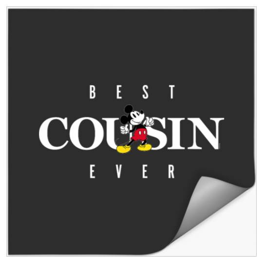 Disney Mickey Mouse Thumbs Up Best Cousin Ever Family Stickers