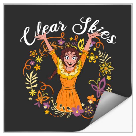 Disney Encanto Pepa Clear Skies Floral Stickers