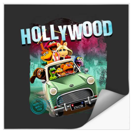 Disney The Muppets Neon Voyage To Hollywood Group Poster Stickers