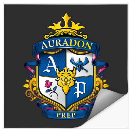 Disney Descendants Auradon Prep Crest Stickers