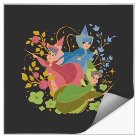 Disney Princess - Sleeping Beauty Flora Fauna Merryweather Stickers