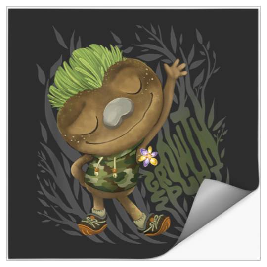 Disneyss Pixars Elemental Growth Spurt Clod Portrait Stickers