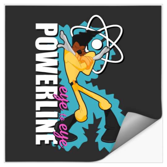 Disney A Goofy Movie Powerline Eye To Eye Dancing Portrait Stickers