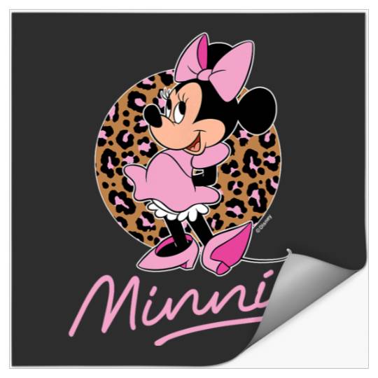 Disney - Minnie Leopard Print Stickers