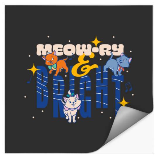 Disney The Aristocats Christmas Meow-ry & Bright Musical Stickers