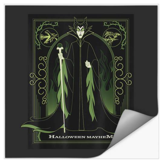 Disney Villains Maleficent Sleeping Beauty Halloween 2024 Mayhem Stickers
