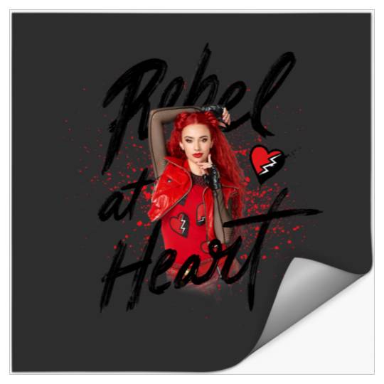Disney Descendants 4 The Rise of Red Rebel at Heart Stickers