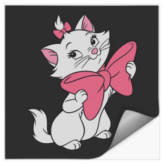 Disney The Aristocats Smiling Cute Marie Big Chest Portrait Stickers