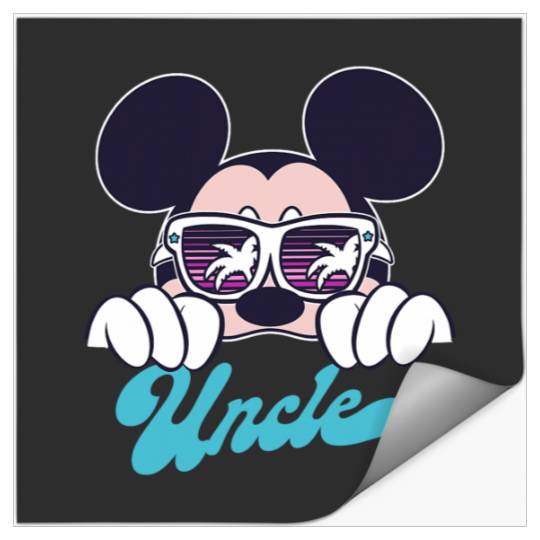 Disney Mickey And Friends Mickey Summer Vibes Uncle Logo Stickers