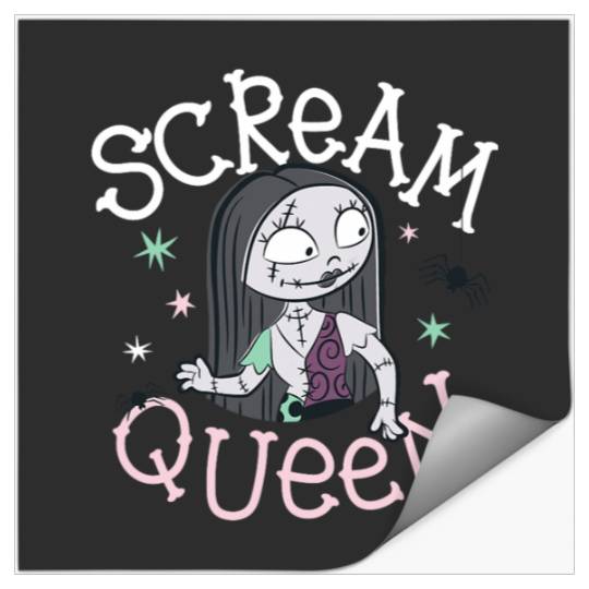 Disney The Nightmare Before Christmas Halloween Scream Queen Stickers