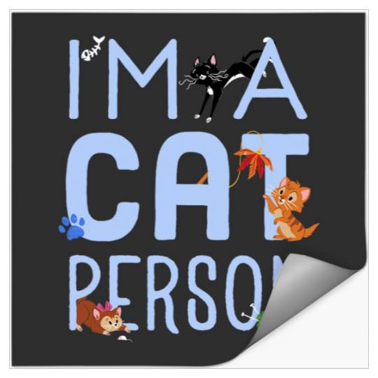 Disney Pets Group I'm A Cat Person Stickers