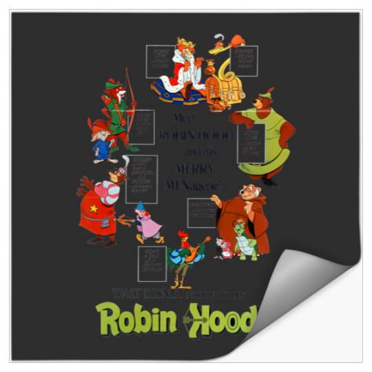 Disney Robin Hood Meet Robin Hood And His Merry Menagerie! Stickers