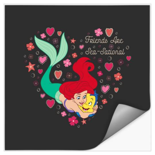 Disney The Little Mermaid Friends Are Sea-Sational Valentine Stickers