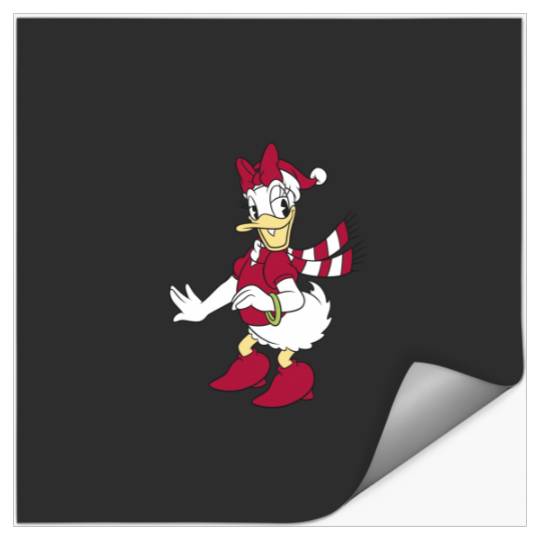 Disneyss Daisy Duck Classic Christmas Portrait Stickers