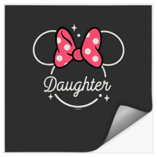 Disney Minnie Mouse Daughter Head Icon Magic Fam Stickers