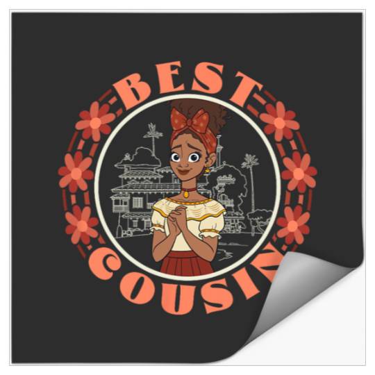 Disney Encanto Dolores Madrigal Best Cousin Stickers