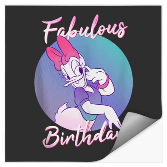 Disneyss Daisy Duck Fabulous Birthday Stickers