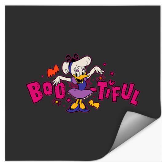 Disney Daisy Duck in Costume BOO-tiful Spooky Cute Halloween Stickers