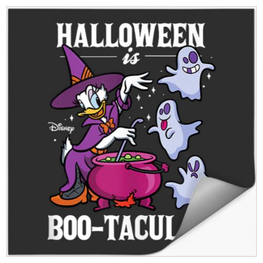 Disneyss Daisy Duck Halloween Is Bootacular Stickers