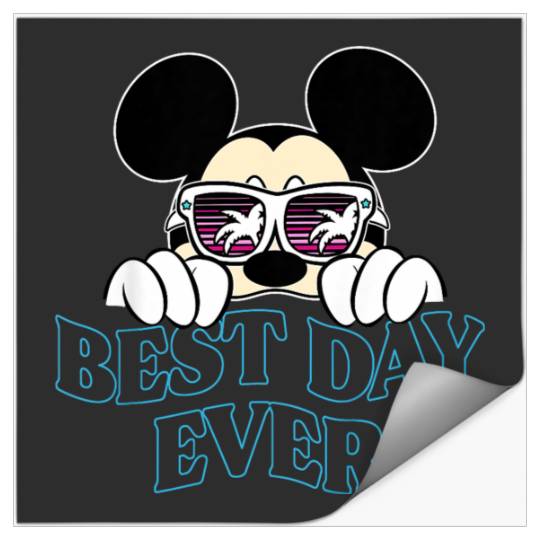 Kids Disneyss Mickey And Friends Best Day Ever Beach Shades Youth Stickers