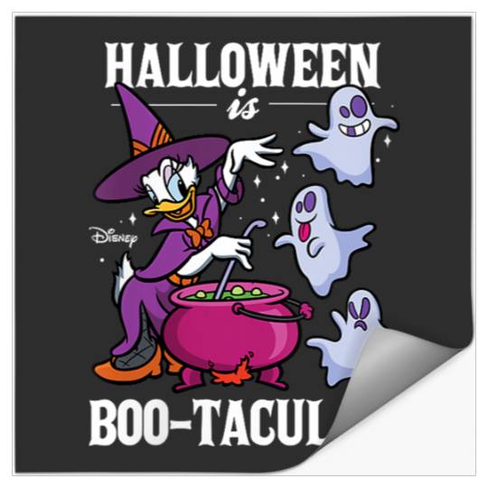 Disneyss Daisy Duck Halloween Is Bootacular Stickers