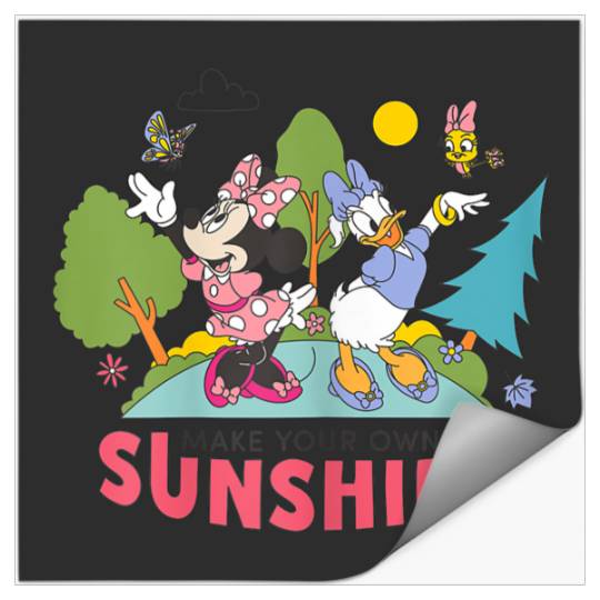 Disneyss Minnie Mouse Daisy Make Your Own Sunshine Camper Stickers
