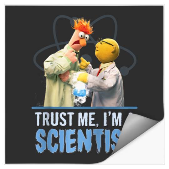 Disney The Muppets Trust Me I'm A Scientist Bunsen & Beaker Raglan Baseball Tee Stickers