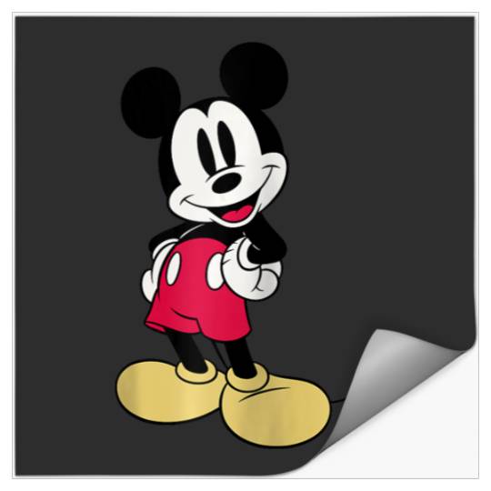 Disney Classic Mickey Mouse Raglan Baseball Tee Stickers
