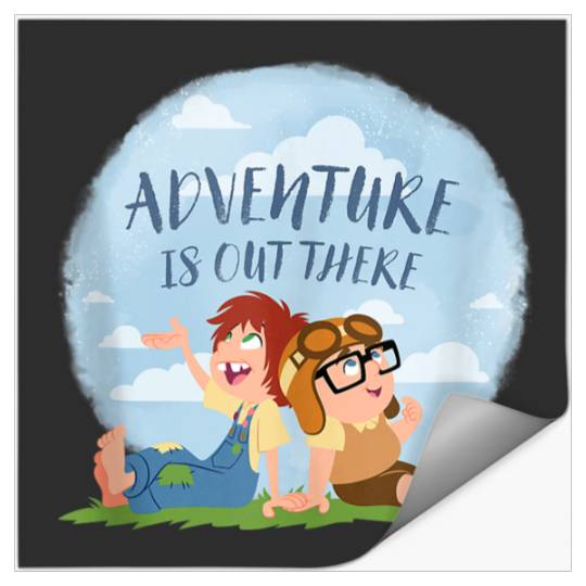 Disneyss Pixars Up Carl Ellie Adventure Is Out There Stickers
