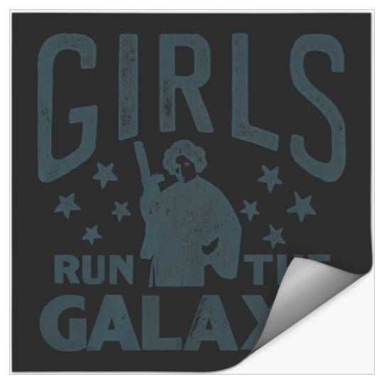 Star Warss Princess Leia Girls Run The Galaxy Disneyss+ Stickers