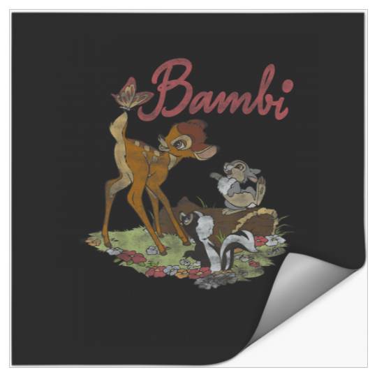 Disney Bambi Group Shot Logo Stickers