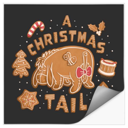 Disney Winnie The Pooh Eeyore Gingerbread A Christmas 2024 Tail Stickers