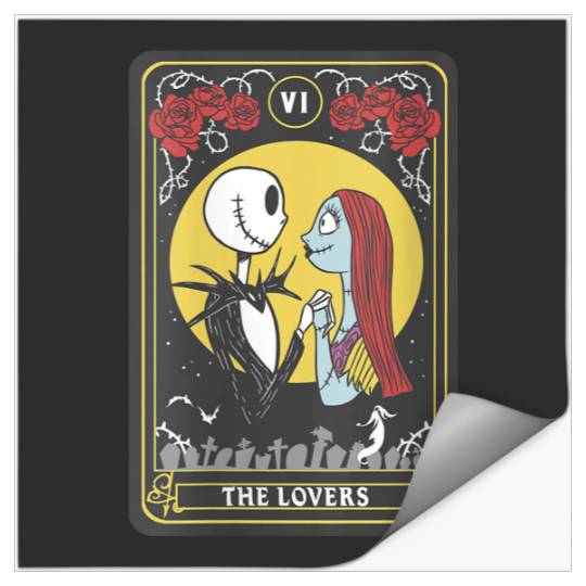 Disneyss The Nightmare Before Christmas Jack Sally Lovers Stickers