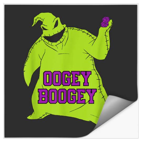 Disneyss The Nightmare Before Christmas Oogie Boogie Dice Stickers