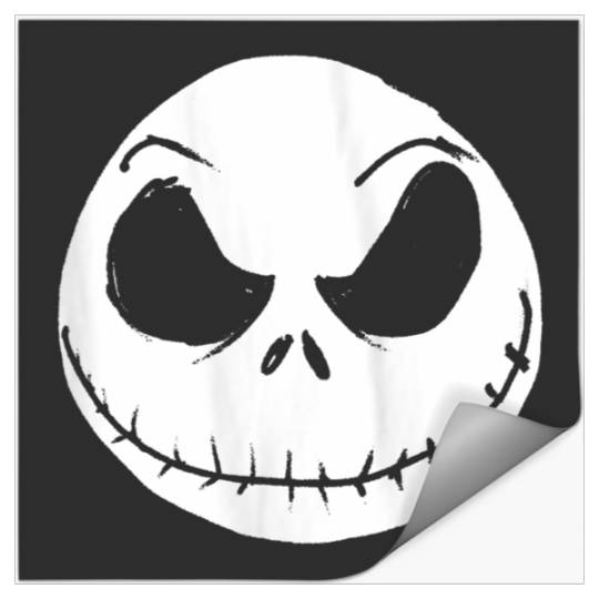 Disneyss The Nightmare Before Christmas Jack Skellington Faces Stickers