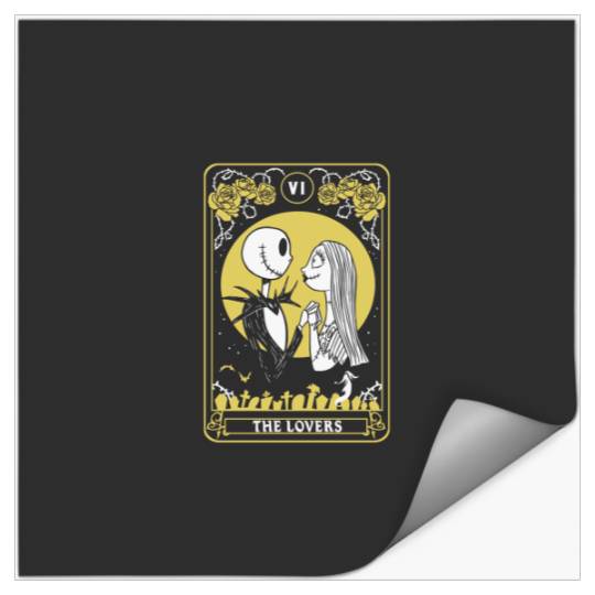 Disneyss The Nightmare Before Christmas Jack Sally Card Stickers