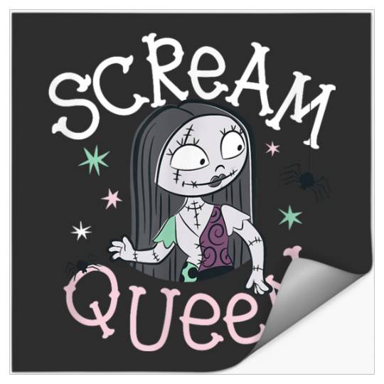 Disneyss The Nightmare Before Christmas Halloween Scream Queen Stickers