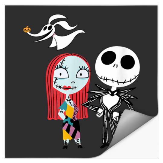 Disneyss Nightmare Before Christmas Jack And Sally Stickers
