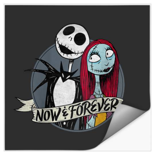 Disneyss Nightmare Jack Sally Now And Forever Stickers