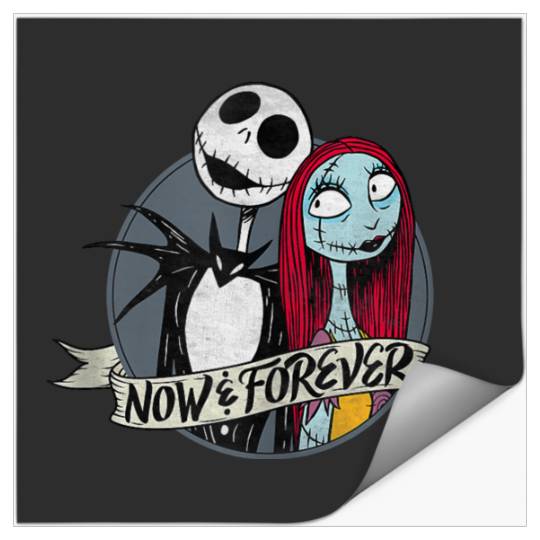 Disneyss Nightmare Jack Sally Now And Forever Stickers