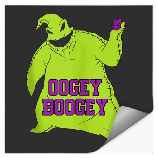 Disneyss The Nightmare Before Christmas Oogie Boogie Dice Stickers