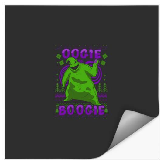 Disneyss Nightmare Before Christmas Oogie Boogie Ugly Sweater Stickers