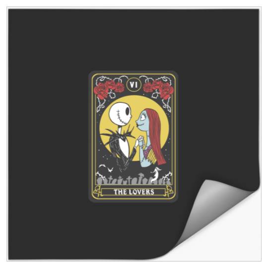 Disneyss The Nightmare Before Christmas Jack Sally Lovers Stickers