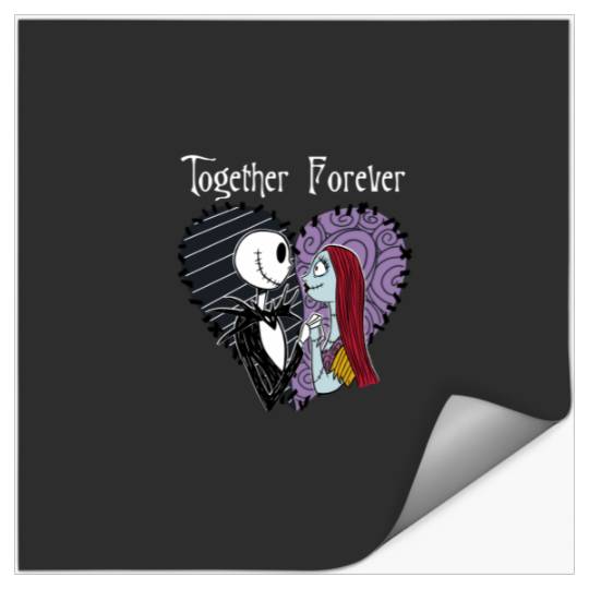 Disneyss The Nightmare Before Christmas Jack Sally Together Stickers