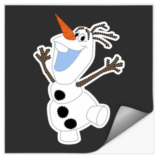disney frozenss Olaf Dancing Portrait Stickers