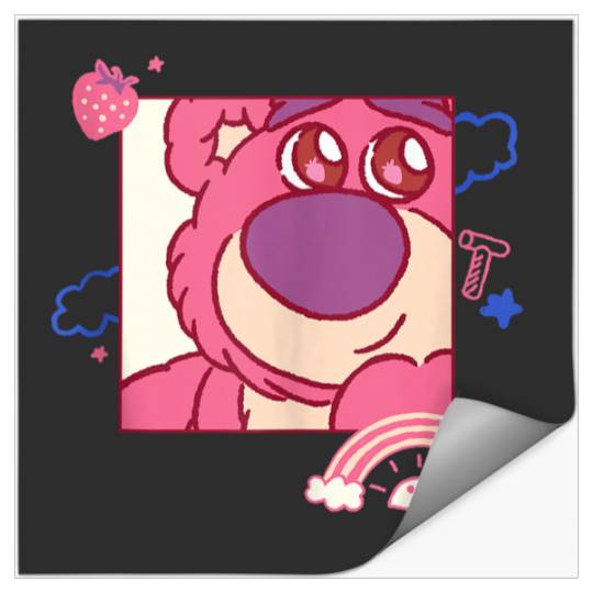 Disney And Pixars Toy Story Lotso Bear Fluffy Rainbows Cute Stickers