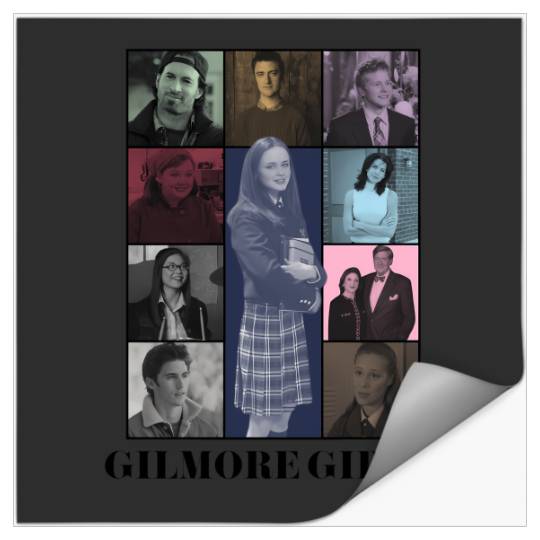 Gilmore Girls Eras Tour Poster (Black Print) 5033 Stickers