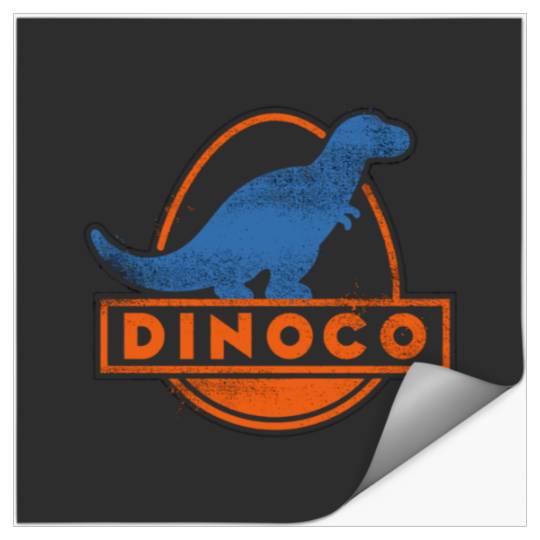 Disney PixarCars Iconic Dinoco Gas Station Logo Stickers