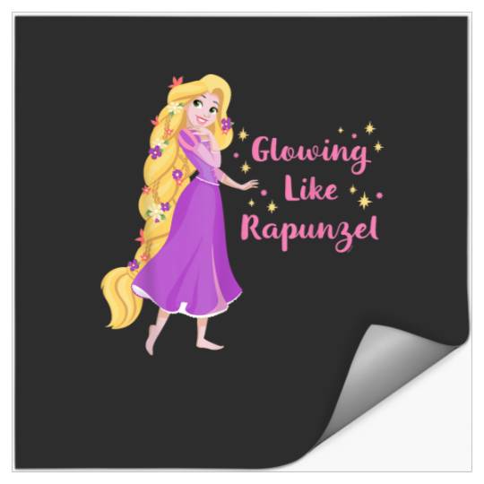 Disney Princess Glowing Like Rapunzel Stickers
