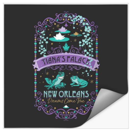 Disneyss Princess And The Frog Tiana's Place New Orleans Stickers